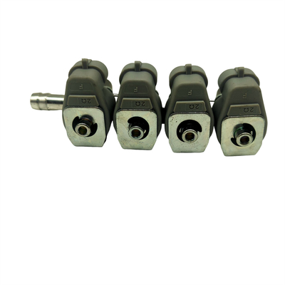 Szary 2 Ohm LN-LIG1 Szyna wtryskowa LPG CNG do 4-cylindrowych wtryskiwaczy samochodowych