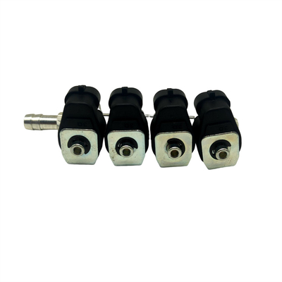 LN-LIG1 4-cylindrowy czarny wtryskiwacz do układu wtrysku sekwencyjnego 2 Ohm / 3 Ohm