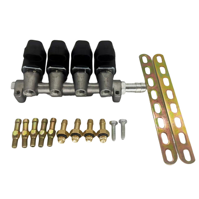 LN-LIG1 4-cylindrowy czarny wtryskiwacz do układu wtrysku sekwencyjnego 2 Ohm / 3 Ohm