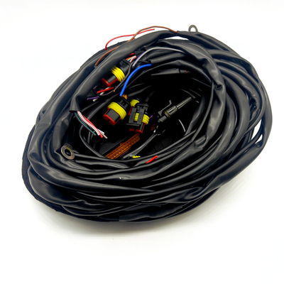 56 Pin ECU Przęgi przewodowe z wieloma złączami i ochroną rur PVC