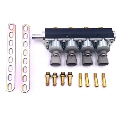 2 Ohm 4-cylindrowy wtryskiwacz gazu skroplonego Autogaz LPG CNG Wtryskiwacz szyny paliwowej