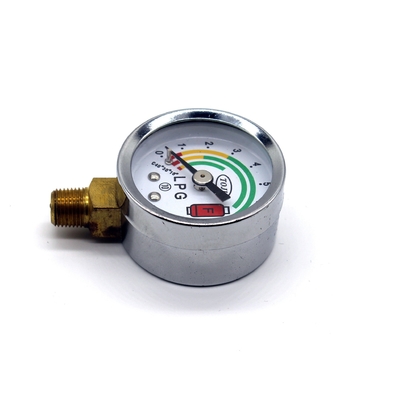 0-10 kg / cm³ Manometr LPG Srebrny miernik ciśnienia gazu LPG IP65