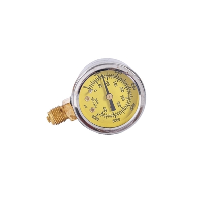Żółty gaz ziemny CNG Manometr samochodowy z manometrem 54mm 63mm